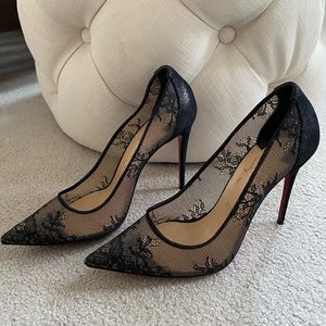 Christian Louboutin 554 Lace Stiletto 100mm